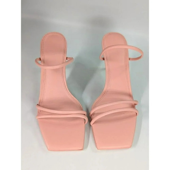 Cult Gaia Women's Lydia Square Toe Strap High Heel Sandals Size 38.5 (MSRP $428) - Picture 5 of 11